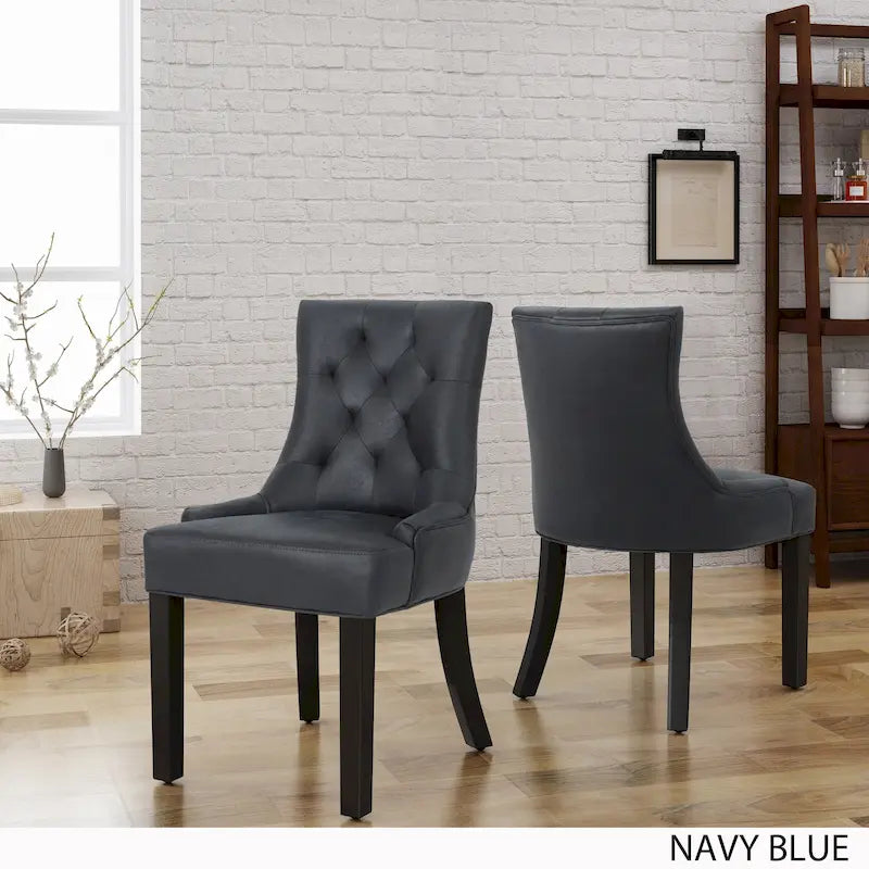 Traditional Microfiber Dining Chairs (Set of 2) by Home
