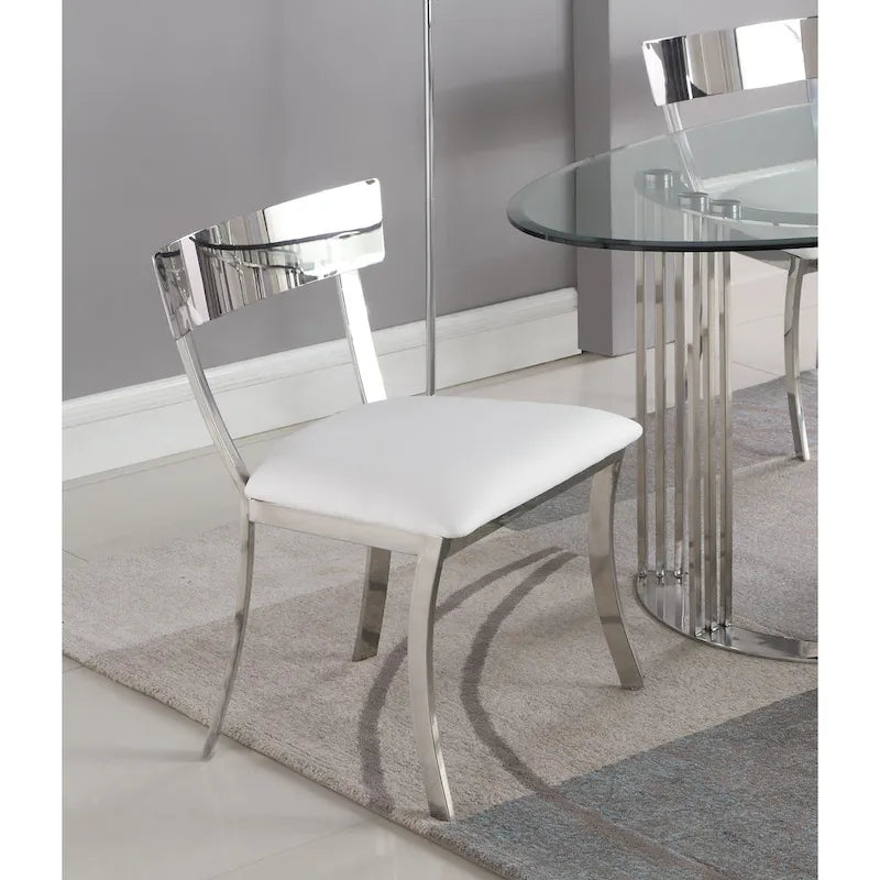 Back Dining Chair, Set of 2