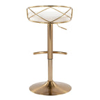 Silver Orchid Charlotte Adjustable Bar Stool (Set of 2)