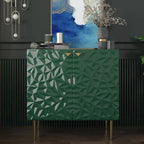 2 Door Locker Storage Accent Cabinet