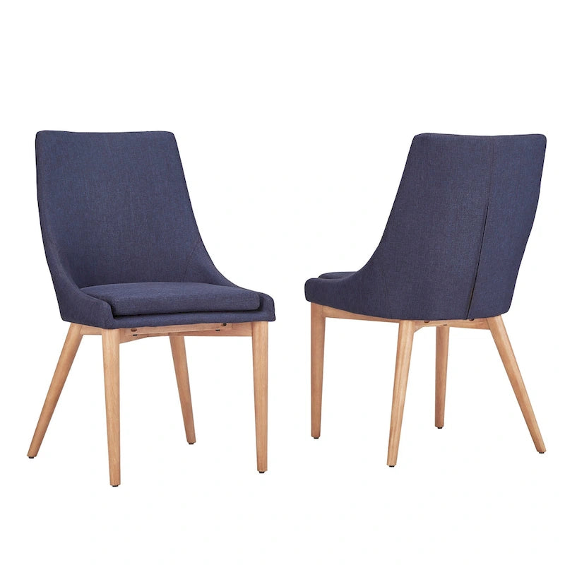 Oak Barrel Back Dining Chair (Set of 2) by iNSPIRE Q Modern - Set of 2