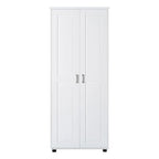 Storage Cabinet with Two Doors for Bathroom,Adjustable Shelf, MDF Board